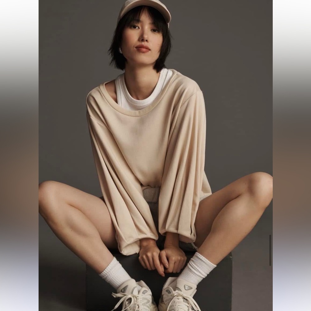 Anthropologie Cream Blouse